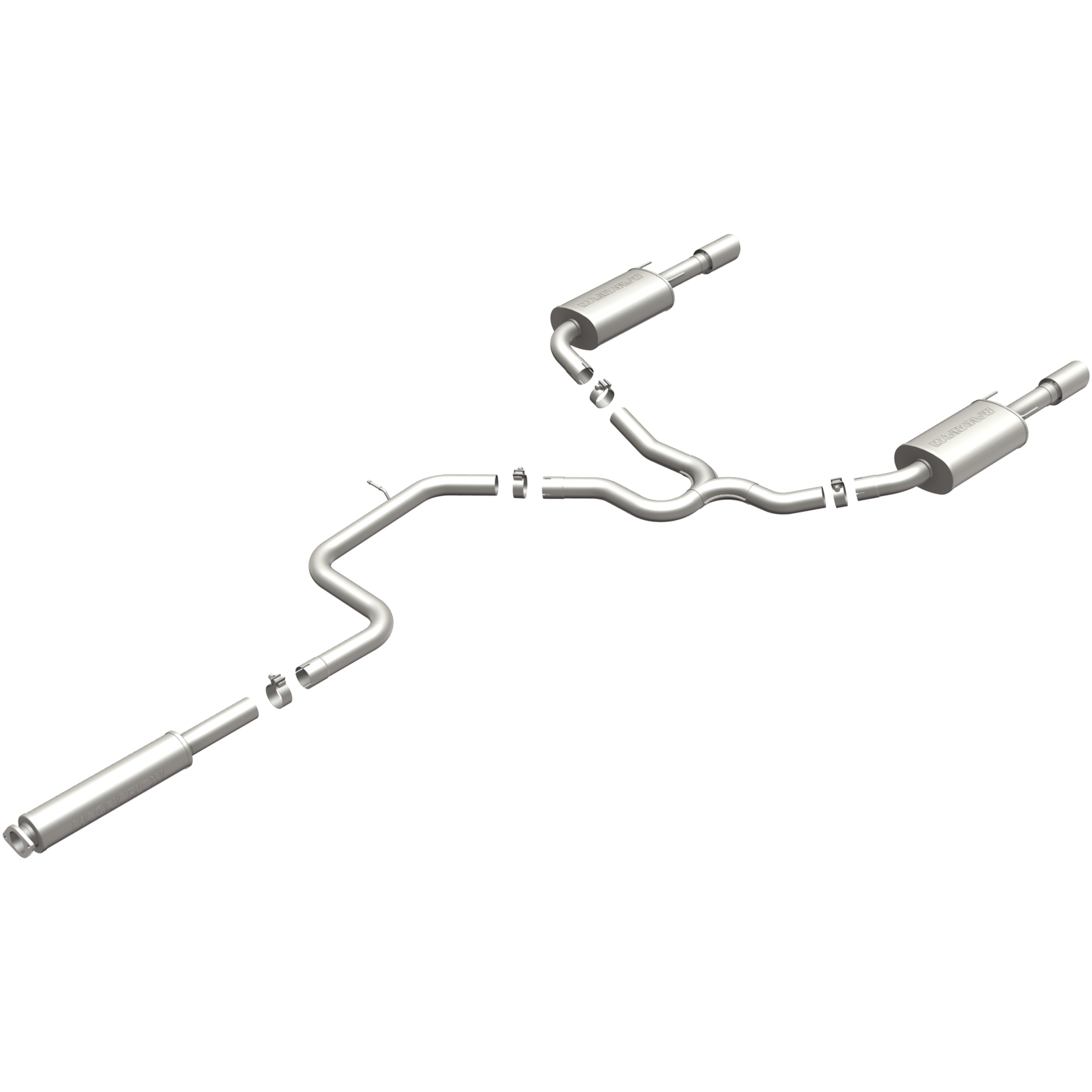 MagnaFlow Exhaust Products 16729 Street Series Stainless Cat-Back System